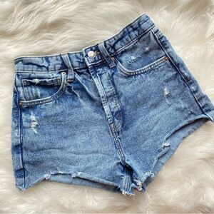 Highest Rise Cutoff Denim Shorts
